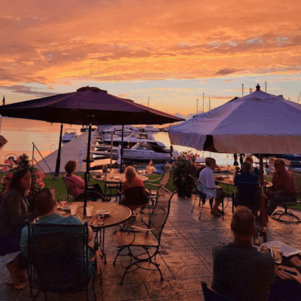 Waterfront Restaurant in Door County, Wisconsin. Local food guide.