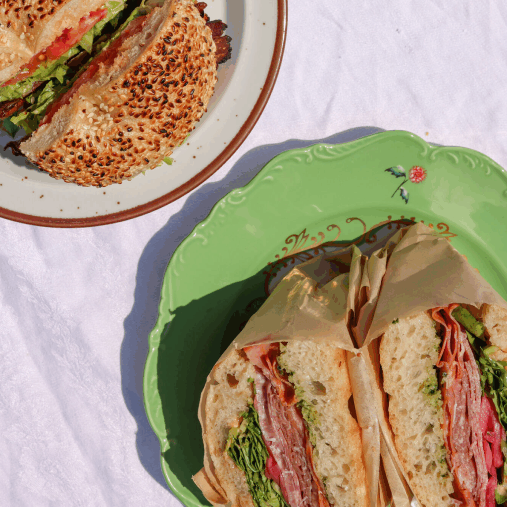 Cultured Door County breakfast and sandwiches in Door County, Wisconsin. Local food guide.