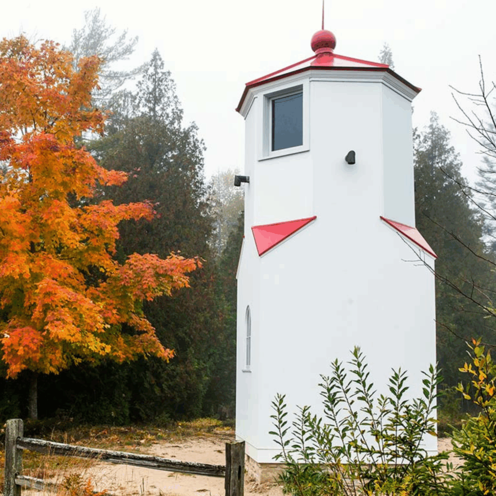 Experience Fall Colors in Door County like a Pro! Peninsula State Park lighthouse
