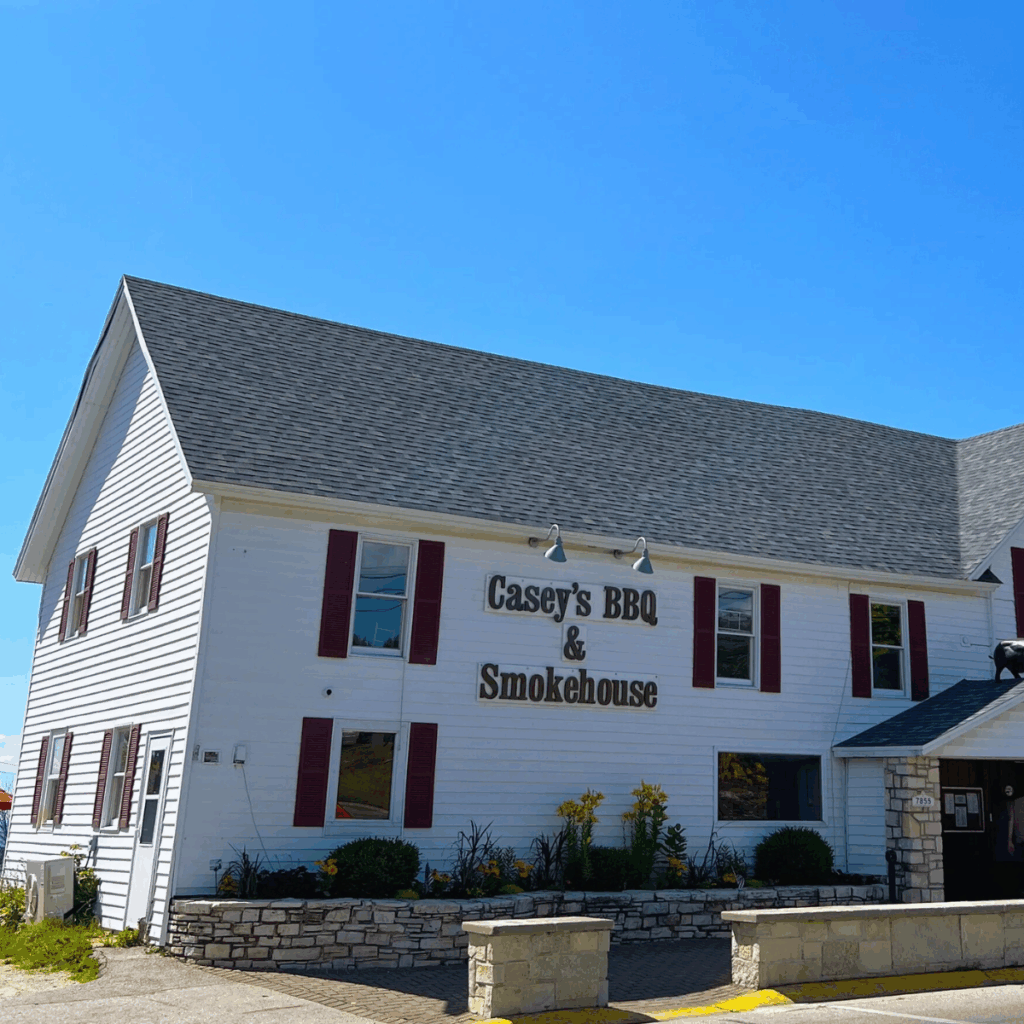 Casey's BBQ & Smokehouse, Egg Harbor, Door County, WI. in Door County, Wisconsin. Local food guide.