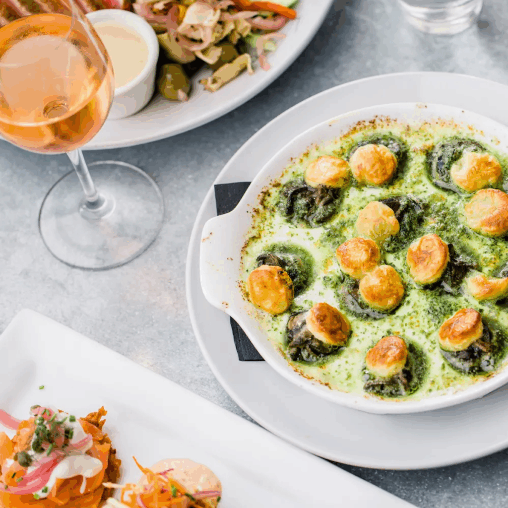 Chives Restaurant in Door County, Wisconsin. Local food guide.