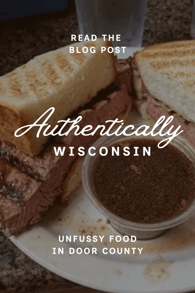 Greystone Inn in Door County, Wisconsin. Famous Prime Rib Sandwhich