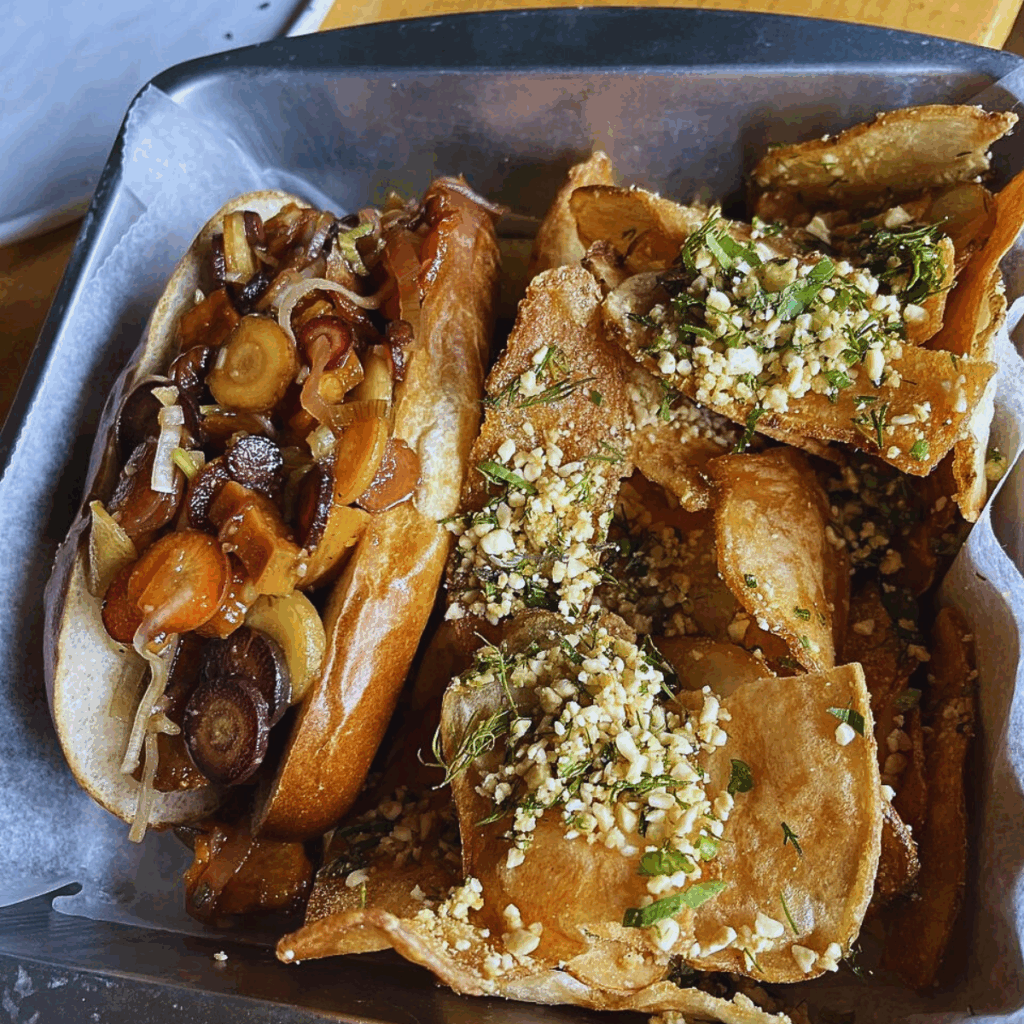 Roots Inn & Kitchen in Door County, Wisconsin. Local food guide.