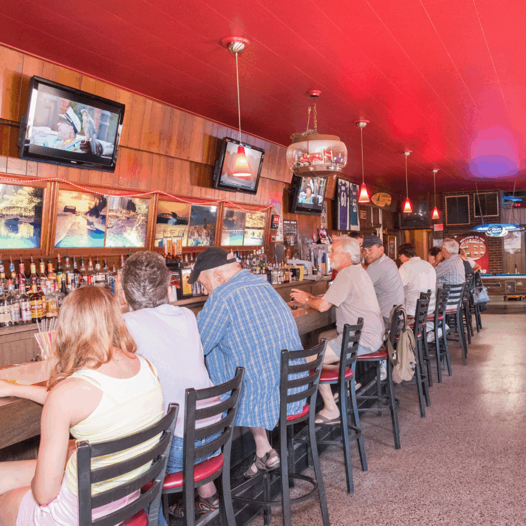 Red Room in Door County, Wisconsin. Local food guide.